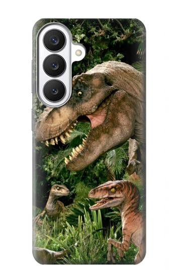 S1452 Trex Raptor Dinosaur Hülle Schutzhülle Taschen für Samsung Galaxy S26