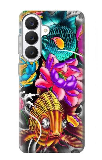 S1630 Fish Japanese Oriental Tattoo Hülle Schutzhülle Taschen für Samsung Galaxy S26