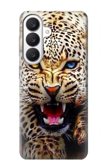 S1932 Blue Eyed Leopard Hülle Schutzhülle Taschen für Samsung Galaxy S26