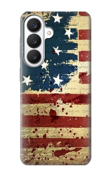 S2349 Old American Flag Hülle Schutzhülle Taschen für Samsung Galaxy S26