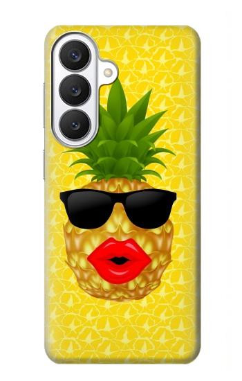S2443 Funny Pineapple Sunglasses Kiss Hülle Schutzhülle Taschen für Samsung Galaxy S26