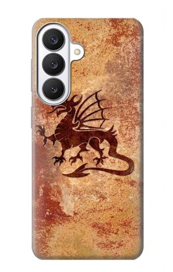 S2485 Dragon Metal Texture Graphic Printed Hülle Schutzhülle Taschen für Samsung Galaxy S26