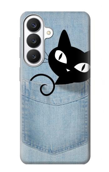 S2641 Pocket Black Cat Hülle Schutzhülle Taschen für Samsung Galaxy S26