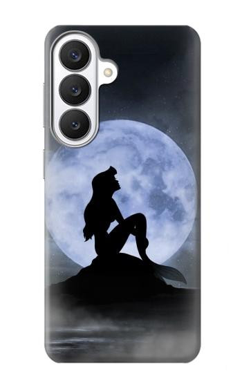 S2668 Mermaid Silhouette Moon Night Hülle Schutzhülle Taschen für Samsung Galaxy S26