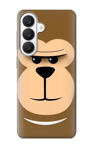 S2721 Cute Grumpy Monkey Cartoon Hülle Schutzhülle Taschen für Samsung Galaxy S26