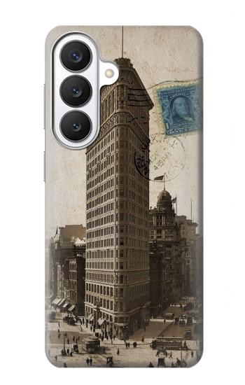 S2832 New York 1903 Flatiron Building Postcard Hülle Schutzhülle Taschen für Samsung Galaxy S26