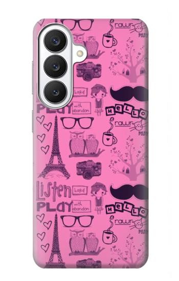 S2885 Paris Pink Hülle Schutzhülle Taschen für Samsung Galaxy S26