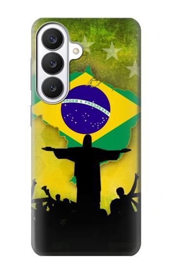 S2981 Brazil Football Soccer Hülle Schutzhülle Taschen für Samsung Galaxy S26