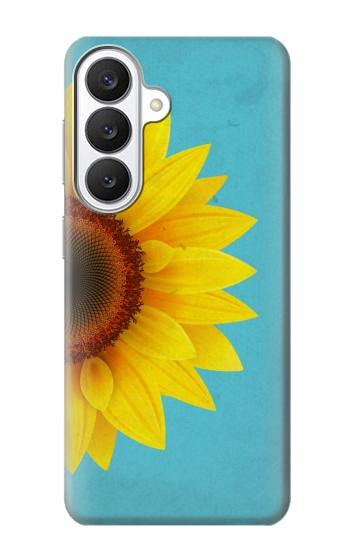 S3039 Vintage Sunflower Blue Hülle Schutzhülle Taschen für Samsung Galaxy S26