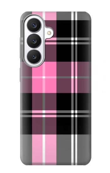 S3091 Pink Plaid Pattern Hülle Schutzhülle Taschen für Samsung Galaxy S26