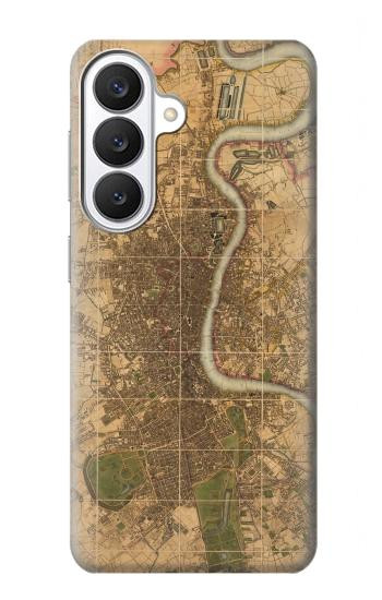 S3230 Vintage Map of London Hülle Schutzhülle Taschen für Samsung Galaxy S26