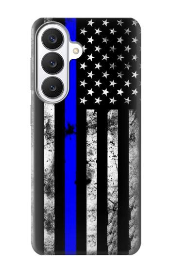 S3244 Thin Blue Line USA Hülle Schutzhülle Taschen für Samsung Galaxy S26