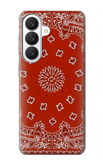 S3355 Bandana Red Pattern Hülle Schutzhülle Taschen für Samsung Galaxy S26
