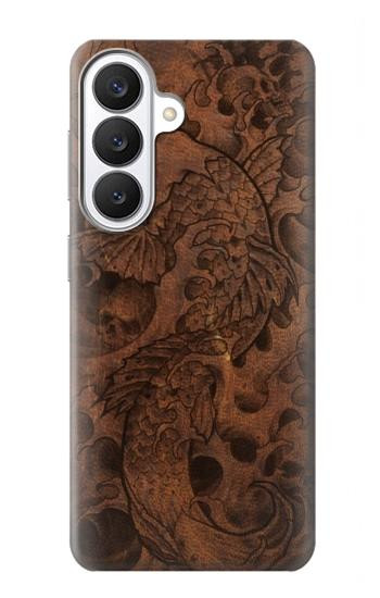 S3405 Fish Tattoo Leather Graphic Print Hülle Schutzhülle Taschen für Samsung Galaxy S26