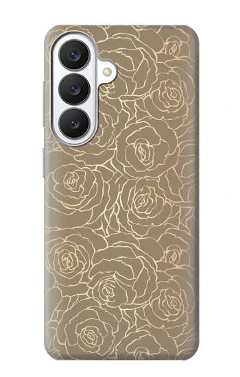 S3466 Gold Rose Pattern Hülle Schutzhülle Taschen für Samsung Galaxy S26