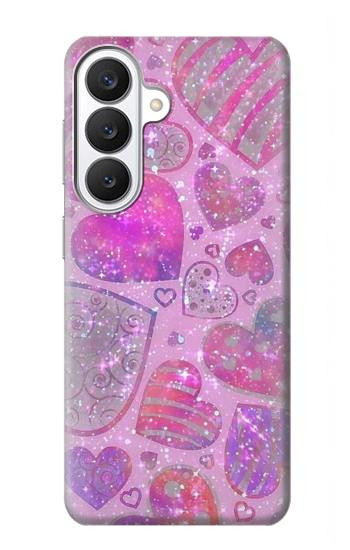 S3710 Pink Love Heart Hülle Schutzhülle Taschen für Samsung Galaxy S26