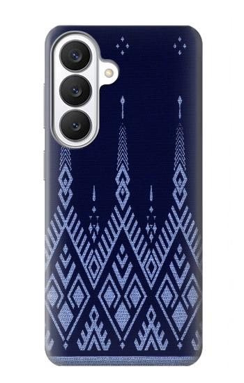 S3950 Textile Thai Blue Pattern Hülle Schutzhülle Taschen für Samsung Galaxy S26