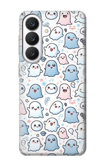 S4013 Seamless Cute Ghost Pattern Hülle Schutzhülle Taschen für Samsung Galaxy S26