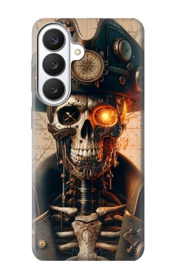 S4018 Steampunk Pirate Skull Hülle Schutzhülle Taschen für Samsung Galaxy S26