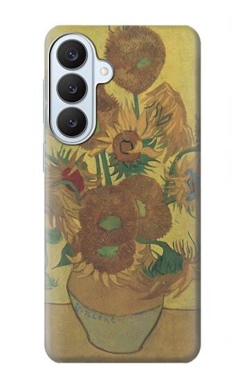 S0214 Van Gogh Vase Fifteen Sunflowers Hülle Schutzhülle Taschen für Samsung Galaxy S26 Plus