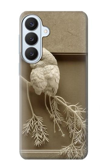 S1386 Paper Sculpture Owl Hülle Schutzhülle Taschen für Samsung Galaxy S26 Plus