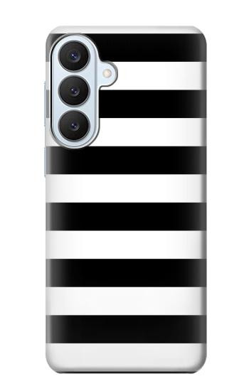 S1596 Black and White Striped Hülle Schutzhülle Taschen für Samsung Galaxy S26 Plus