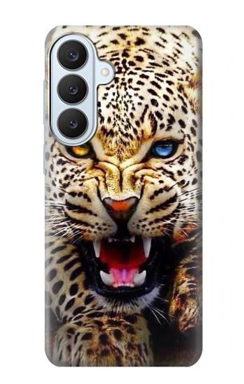 S1932 Blue Eyed Leopard Hülle Schutzhülle Taschen für Samsung Galaxy S26 Plus