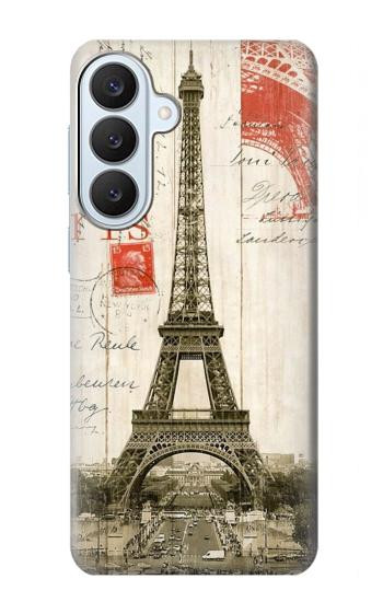 S2108 Eiffel Tower Paris Postcard Hülle Schutzhülle Taschen für Samsung Galaxy S26 Plus