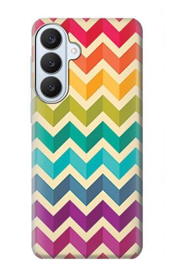 S2362 Rainbow Colorful Shavron Zig Zag Pattern Hülle Schutzhülle Taschen für Samsung Galaxy S26 Plus