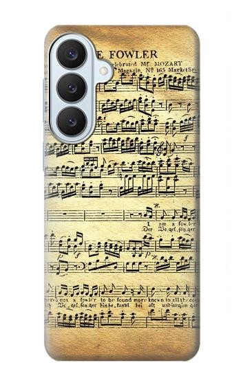 S2667 The Fowler Mozart Music Sheet Hülle Schutzhülle Taschen für Samsung Galaxy S26 Plus