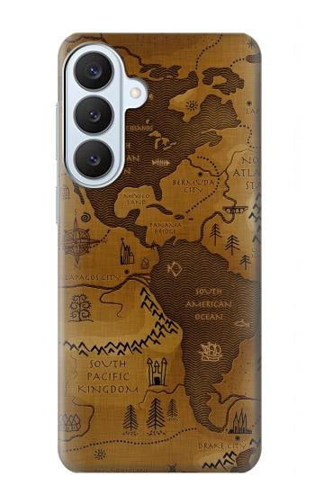 S2861 Antique World Map Hülle Schutzhülle Taschen für Samsung Galaxy S26 Plus