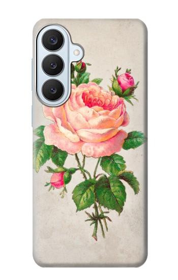 S3079 Vintage Pink Rose Hülle Schutzhülle Taschen für Samsung Galaxy S26 Plus