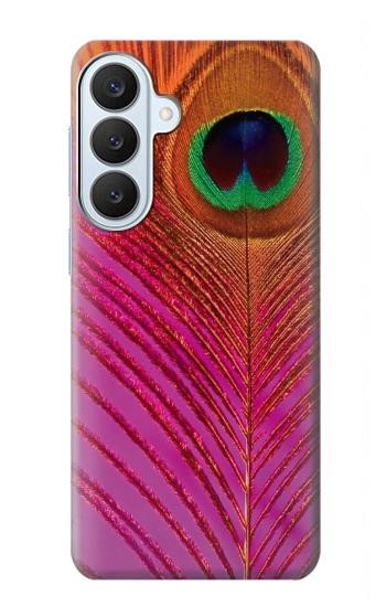 S3201 Pink Peacock Feather Hülle Schutzhülle Taschen für Samsung Galaxy S26 Plus