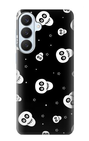 S3261 Smile Skull Halloween Pattern Hülle Schutzhülle Taschen für Samsung Galaxy S26 Plus