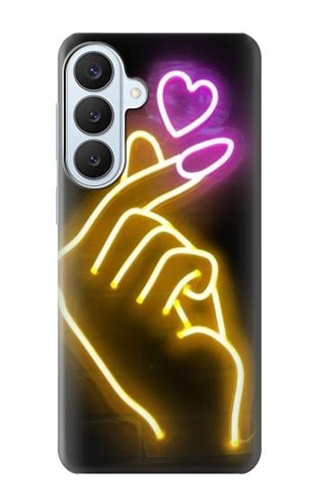 S3512 Cute Mini Heart Neon Graphic Hülle Schutzhülle Taschen für Samsung Galaxy S26 Plus