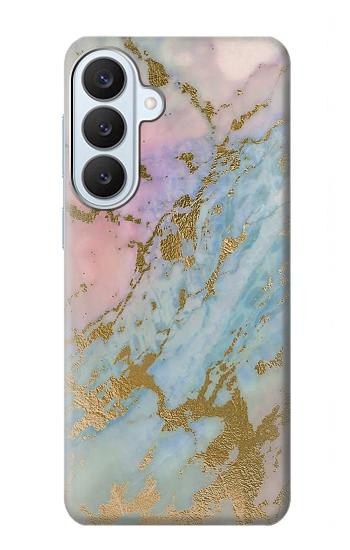 S3717 Rose Gold Blue Pastel Marble Graphic Printed Hülle Schutzhülle Taschen für Samsung Galaxy S26 Plus