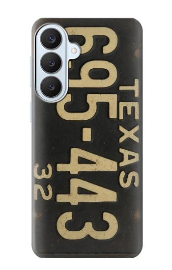 S4061 Vintage Texas Car License Plate Hülle Schutzhülle Taschen für Samsung Galaxy S26 Plus