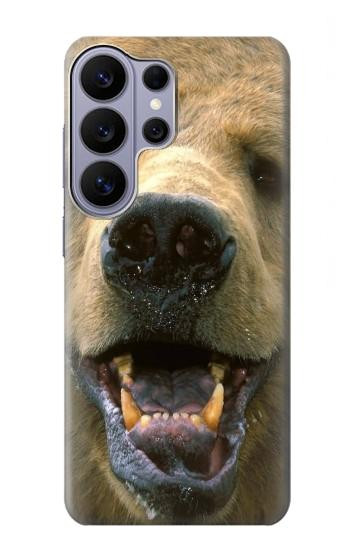 S0840 Grizzly Bear Face Hülle Schutzhülle Taschen für Samsung Galaxy S26 Ultra
