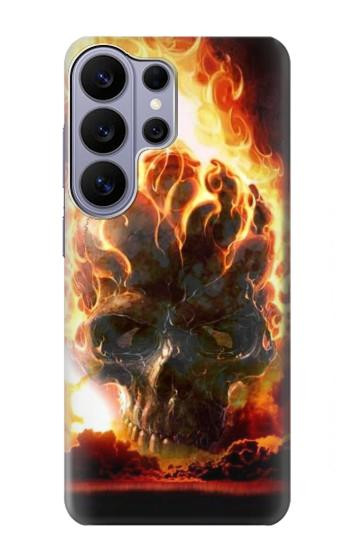S0863 Hell Fire Skull Hülle Schutzhülle Taschen für Samsung Galaxy S26 Ultra