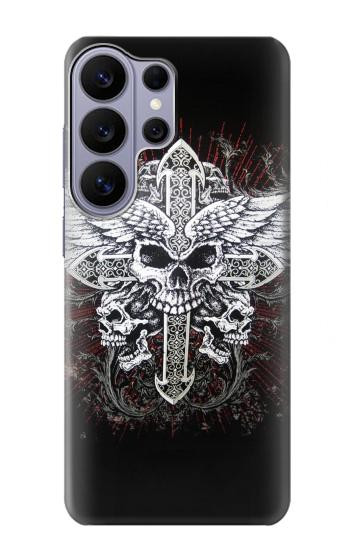 S1434 Skull Wing Tattoo Biker Hülle Schutzhülle Taschen für Samsung Galaxy S26 Ultra