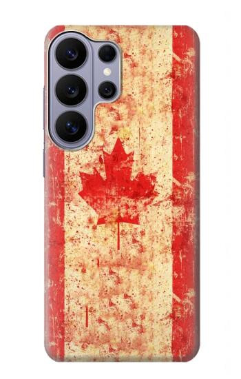 S1603 Canada Flag Old Vintage Hülle Schutzhülle Taschen für Samsung Galaxy S26 Ultra