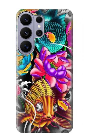 S1630 Fish Japanese Oriental Tattoo Hülle Schutzhülle Taschen für Samsung Galaxy S26 Ultra
