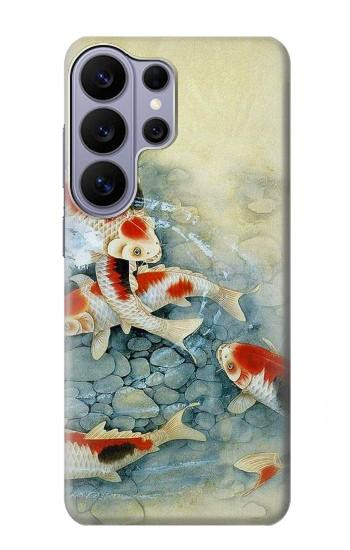 S1654 Koi Carp Fish Art Painting Hülle Schutzhülle Taschen für Samsung Galaxy S26 Ultra