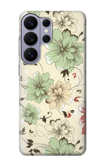 S2179 Flower Floral Vintage Art Pattern Hülle Schutzhülle Taschen für Samsung Galaxy S26 Ultra