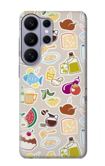 S2321 Food and Drink Seamless Hülle Schutzhülle Taschen für Samsung Galaxy S26 Ultra