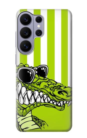 S2323 Funny Green Alligator Crocodile Hülle Schutzhülle Taschen für Samsung Galaxy S26 Ultra