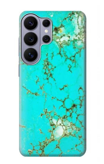 S2377 Turquoise Gemstone Texture Graphic Printed Hülle Schutzhülle Taschen für Samsung Galaxy S26 Ultra