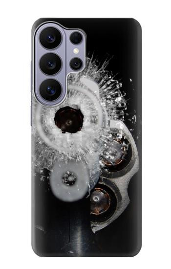 S2387 Gun Bullet Hole Glass Hülle Schutzhülle Taschen für Samsung Galaxy S26 Ultra