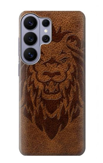 S2529 Leo Zodiac Tattoo Brown Graphic Print Hülle Schutzhülle Taschen für Samsung Galaxy S26 Ultra