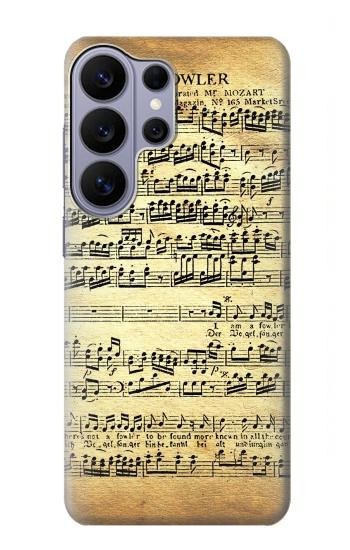 S2667 The Fowler Mozart Music Sheet Hülle Schutzhülle Taschen für Samsung Galaxy S26 Ultra